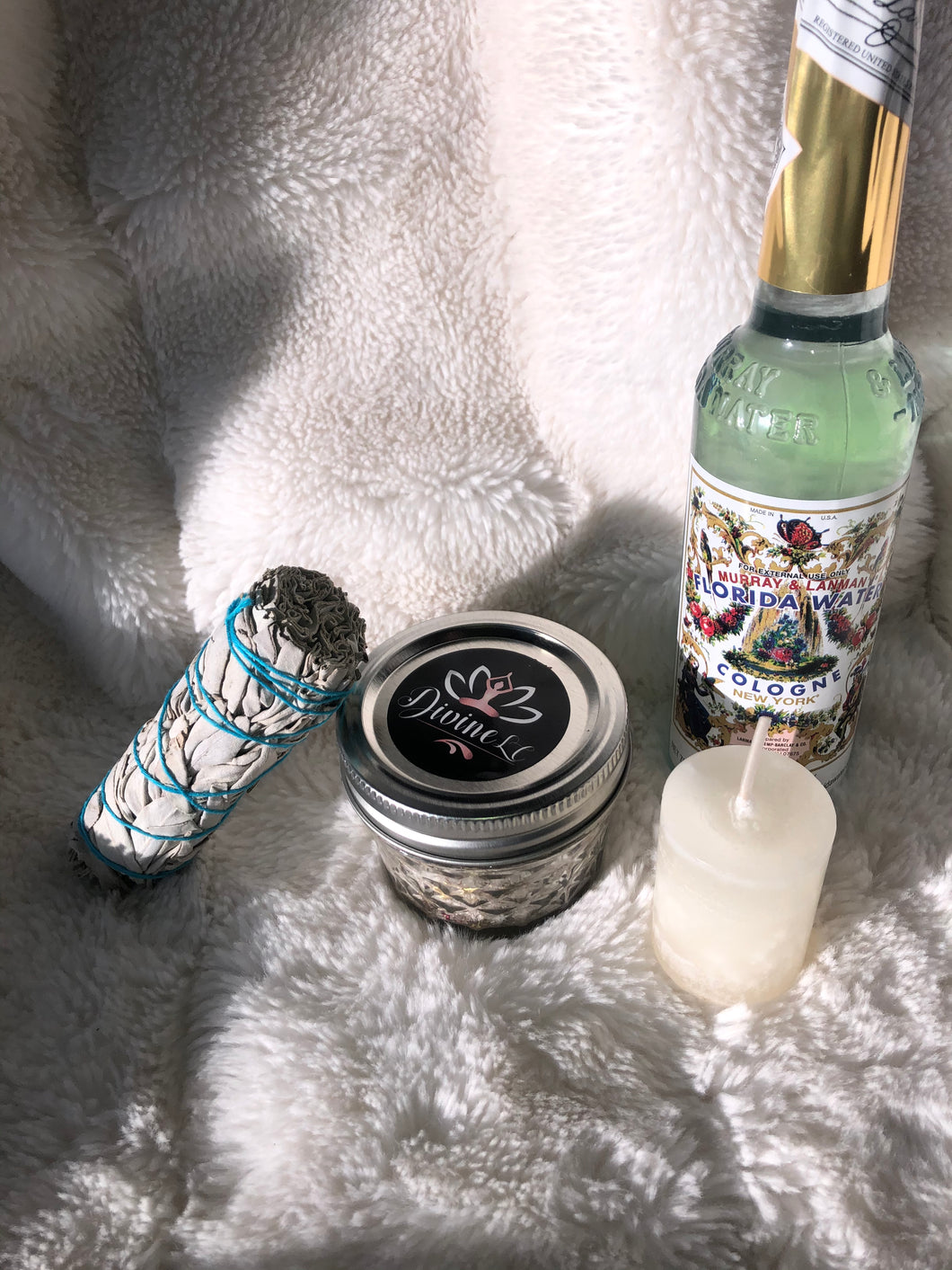 Bath  + Candle + Sage + Florida Water (Save 2.50)